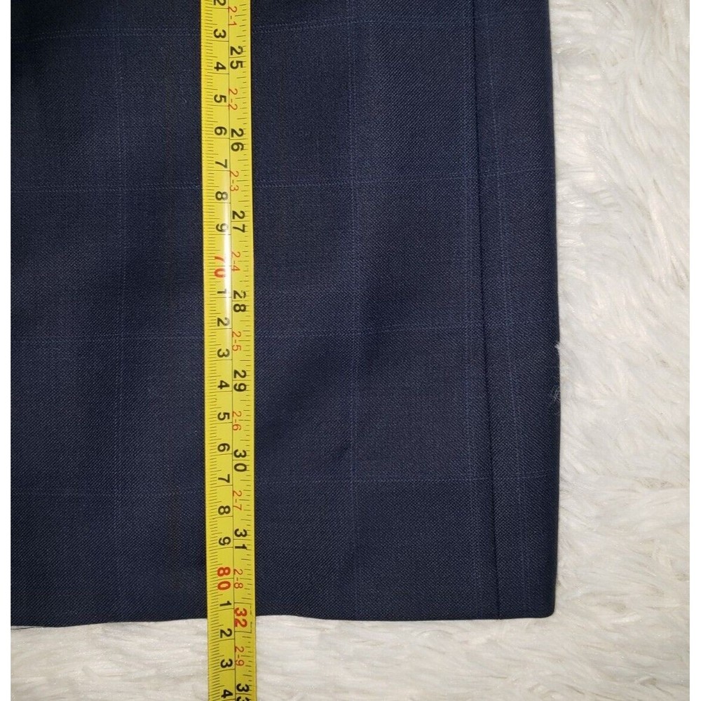 Burberry London Sz 44 L Bond Suit Jacket Sport Coat Men's Navy Blazer 100% Wool - Picture 14 of 15